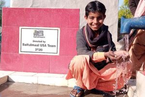 Water well in Pakistan Mithan Norhiyo village in Sindh