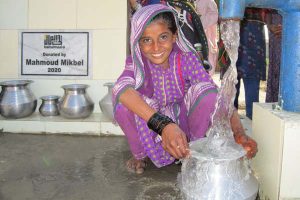 Water well in Pakistan Rabu Jat village in Sindh